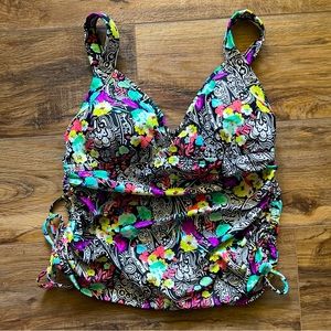 24th & Ocean Tankini Top Sz S
